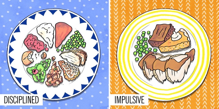 What your plate of food says about your personality - TEST